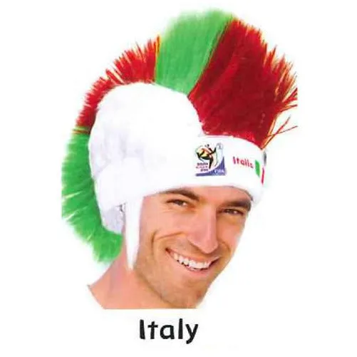 Retro Official Soccer Mohawk Wig