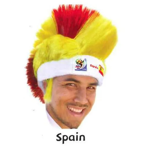 Retro Official Soccer Mohawk Wig