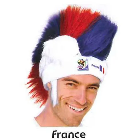 Retro Official Soccer Mohawk Wig