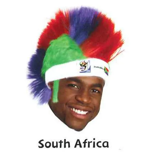 Retro Official Soccer Mohawk Wig