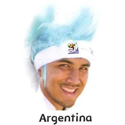 Retro Official Soccer Mohawk Wig