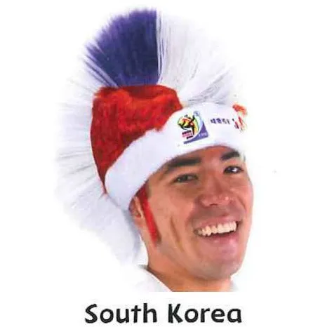 Retro Official Soccer Mohawk Wig