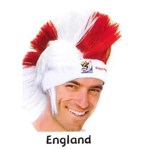 Retro Official Soccer Mohawk Wig