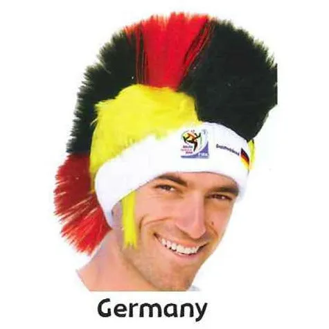 Retro Official Soccer Mohawk Wig