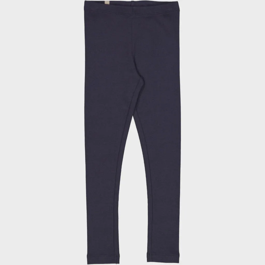 Rib Leggings- Deep Wave