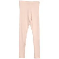 Rib Leggings in Rose Powder