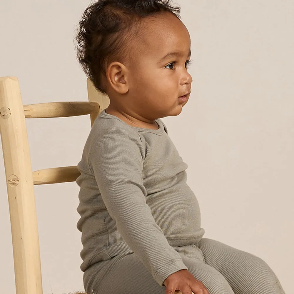 Ribbed Tee   Leggings Set | Basil