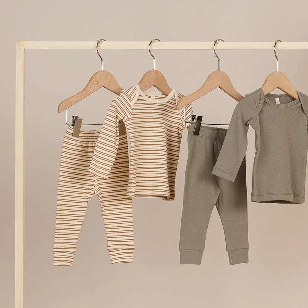 Ribbed Tee   Leggings Set | Basil
