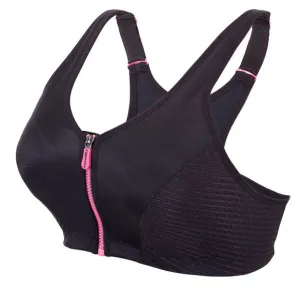 Set of 3! 34DD Glamorise SPORT Bra (DOUBLE-LAYER) Wicking HIGH-IMPACT BLACK NEW
