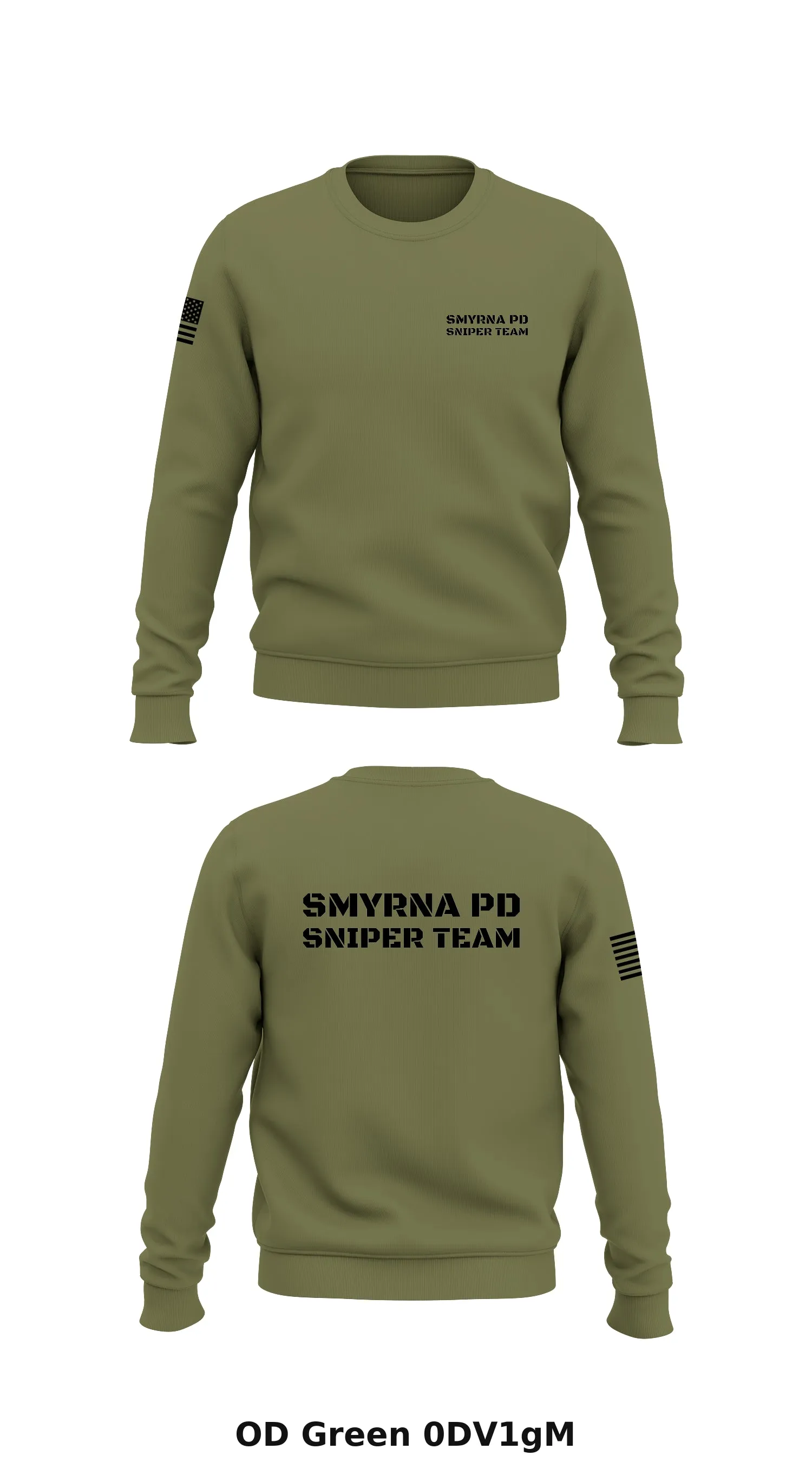 Smyrna Police Department/Sniper Team Store 1 Core Men's Crewneck Performance Sweatshirt - 0DV1gM
