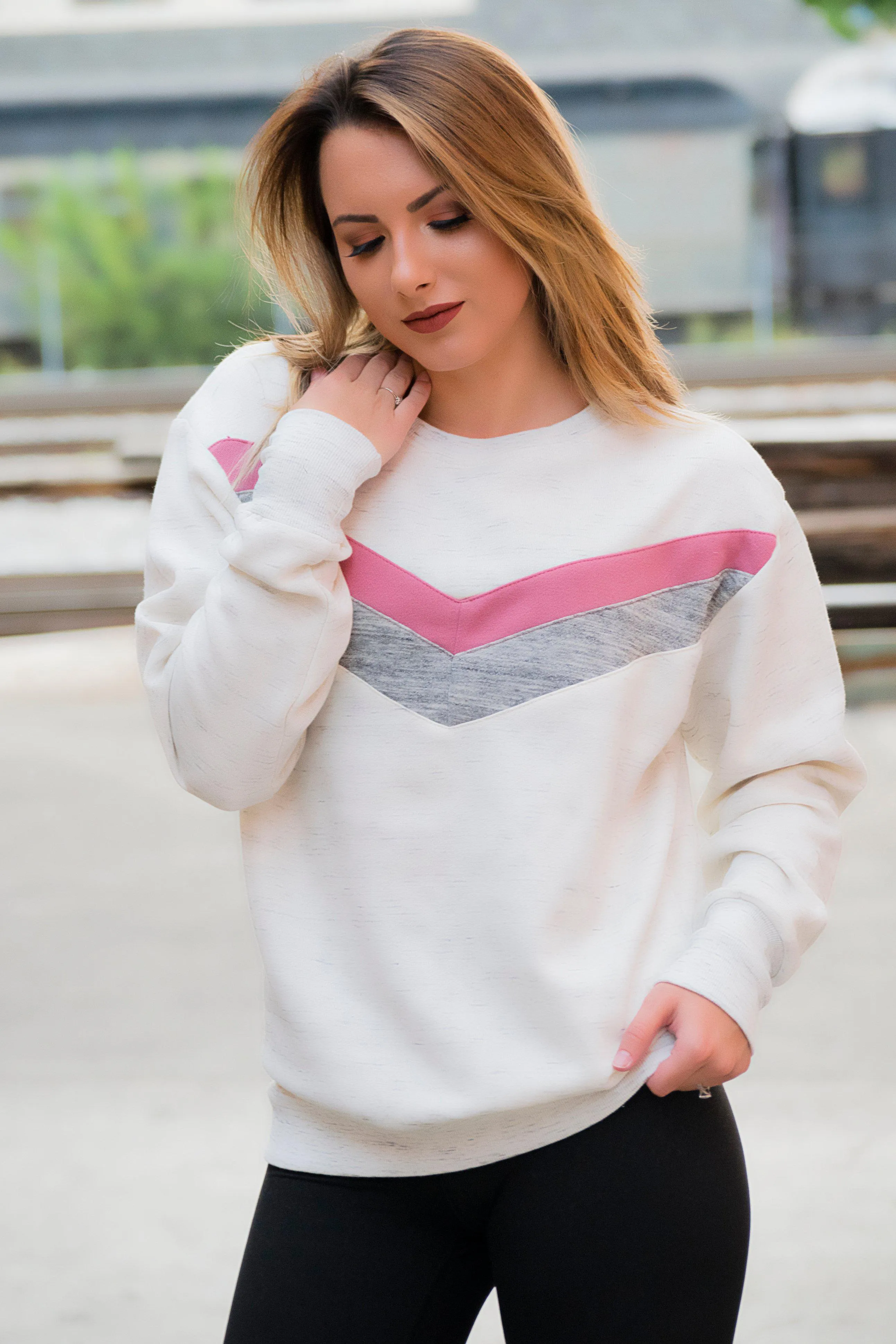 Sunday's Pullover-Pink