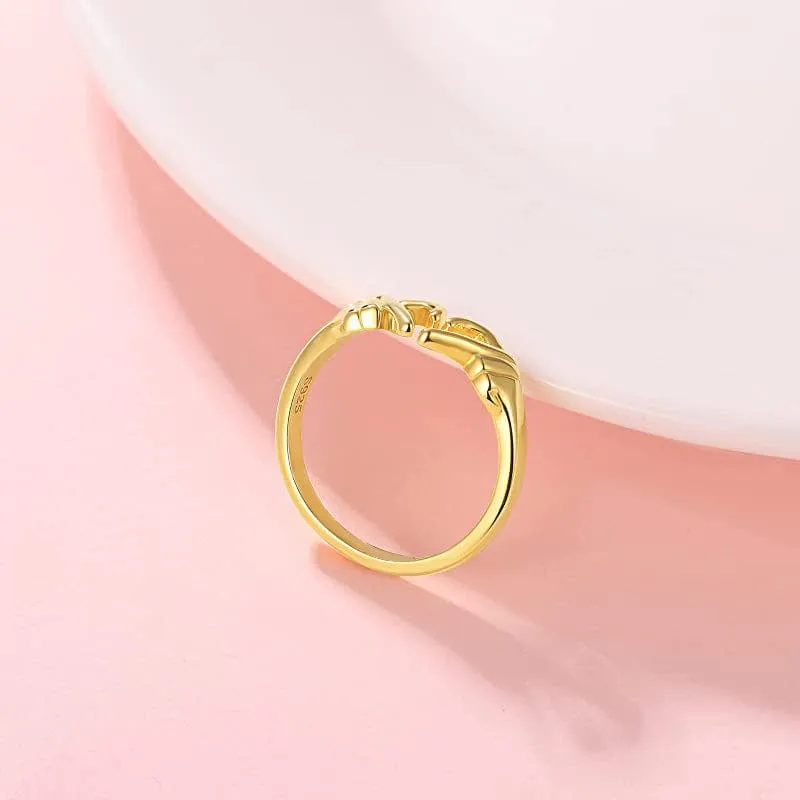 To My Daughter ‘I Love You Forever’ Heart Ring