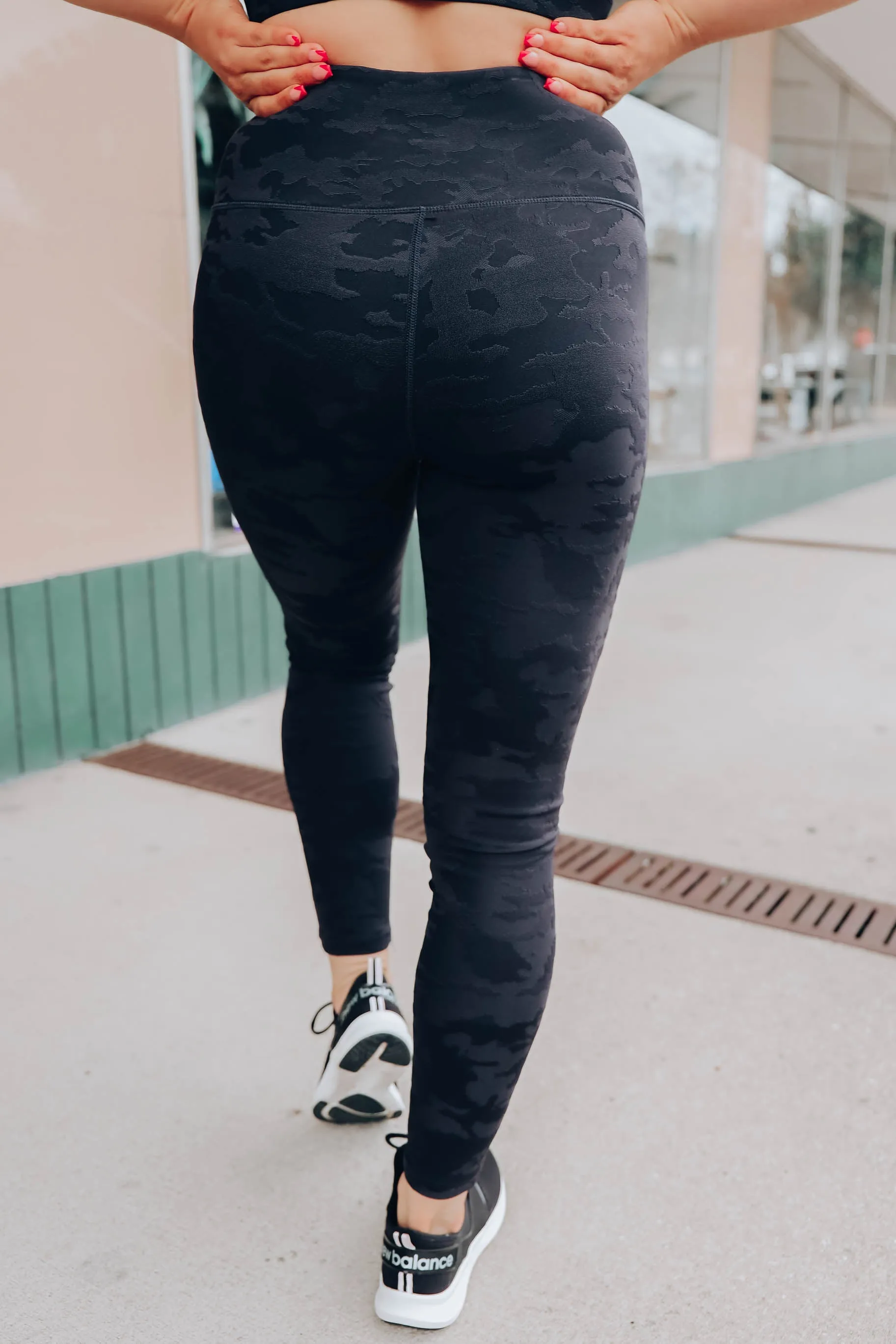 Top Performance 3D Leggings - Black