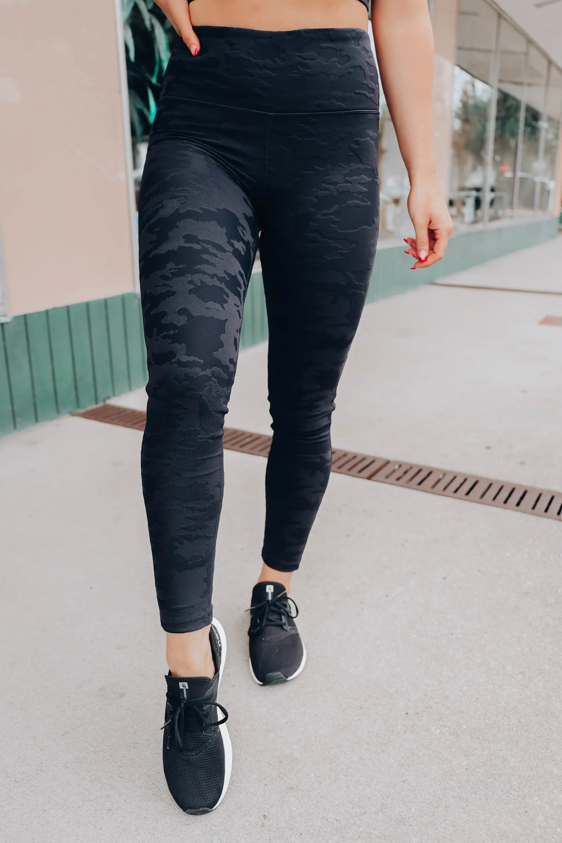Top Performance 3D Leggings - Black