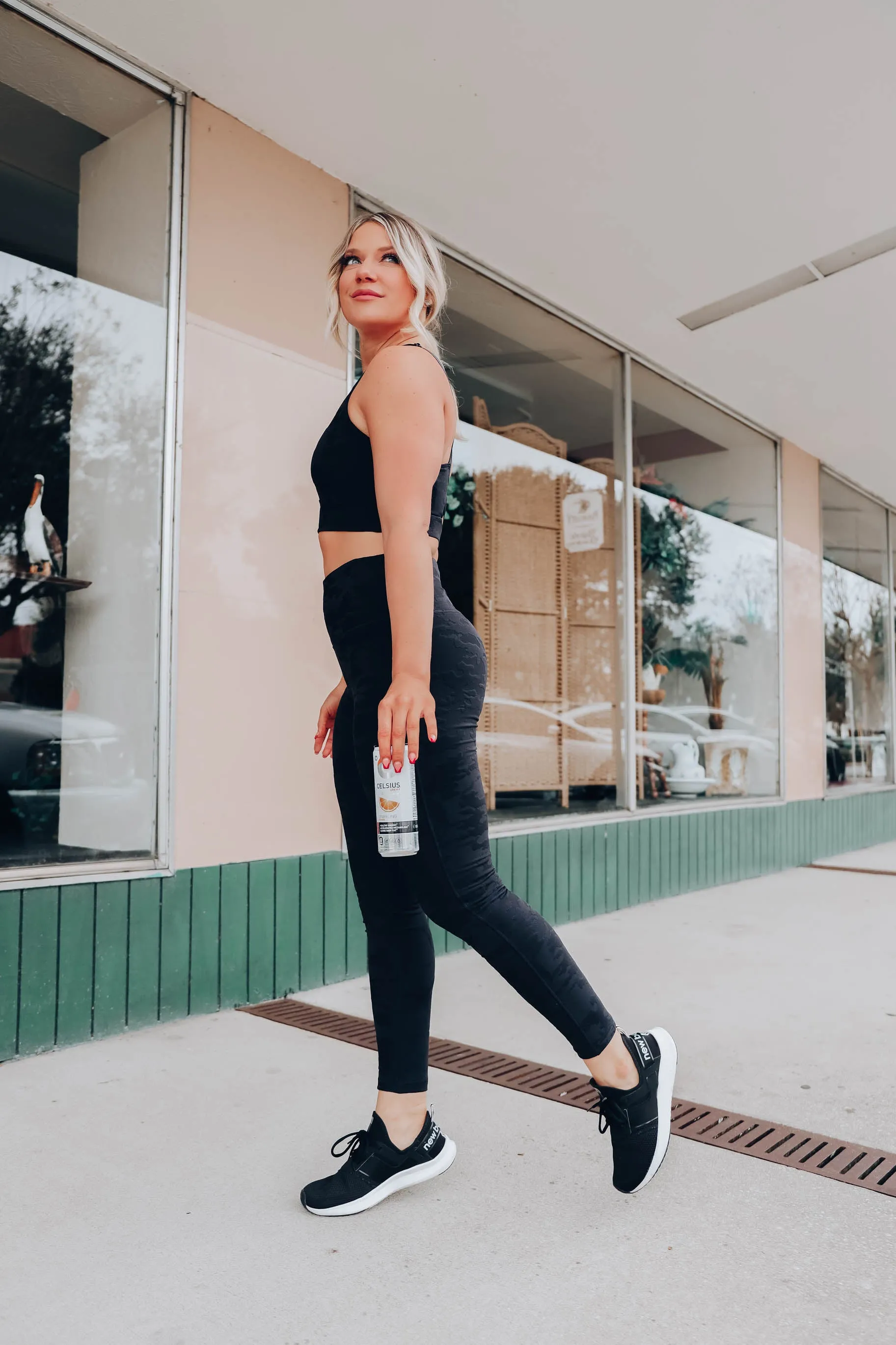 Top Performance 3D Leggings - Black