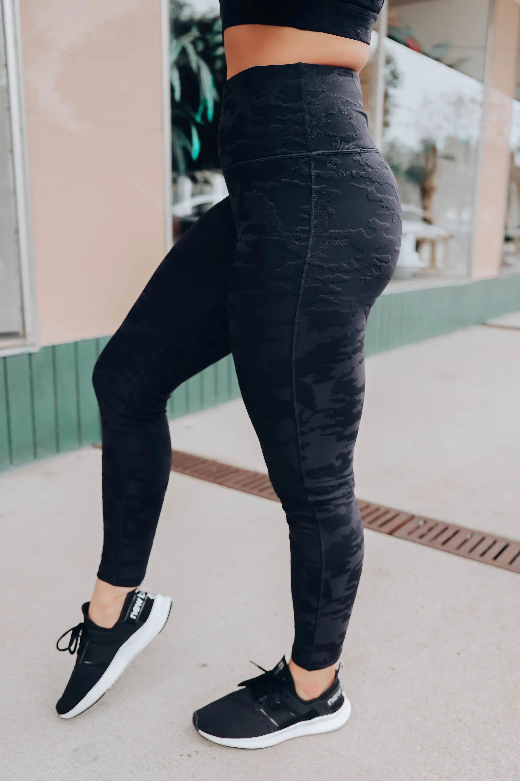 Top Performance 3D Leggings - Black