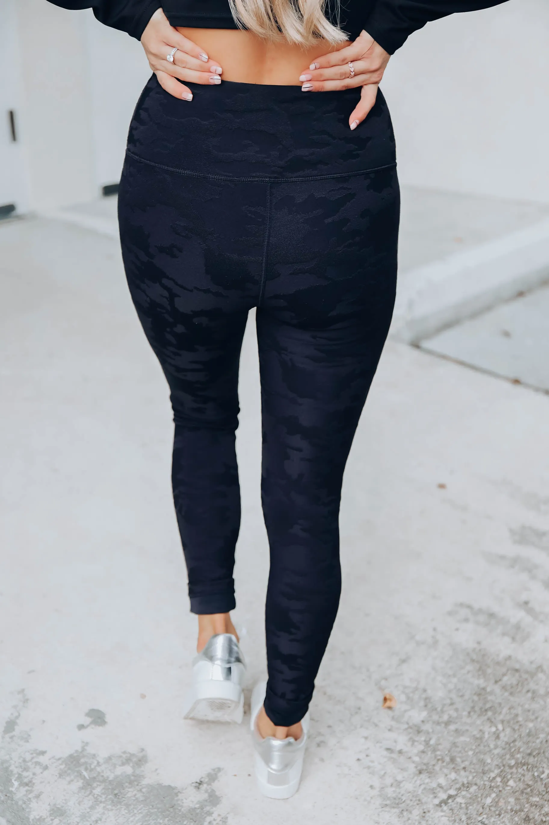 Top Performance 3D Leggings - Black