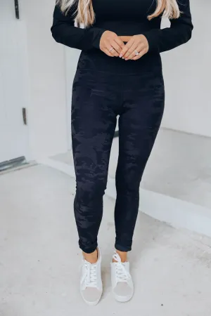 Top Performance 3D Leggings - Black