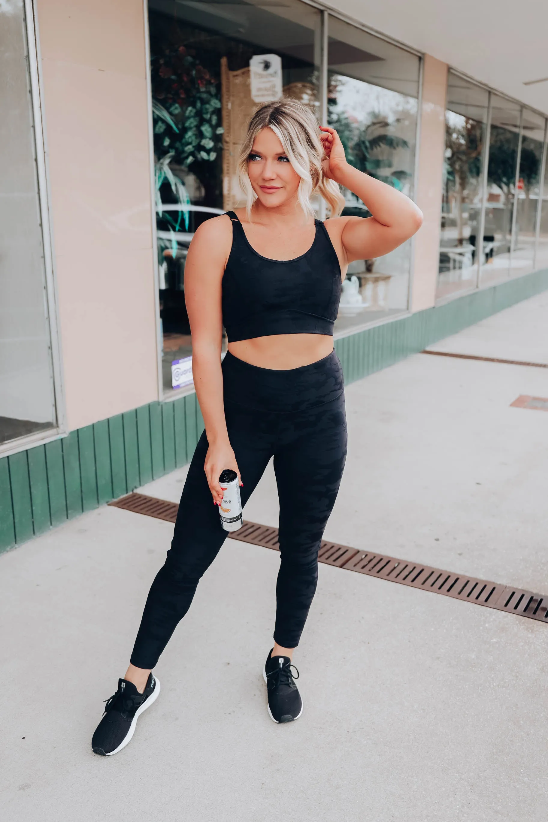 Top Performance 3D Leggings - Black