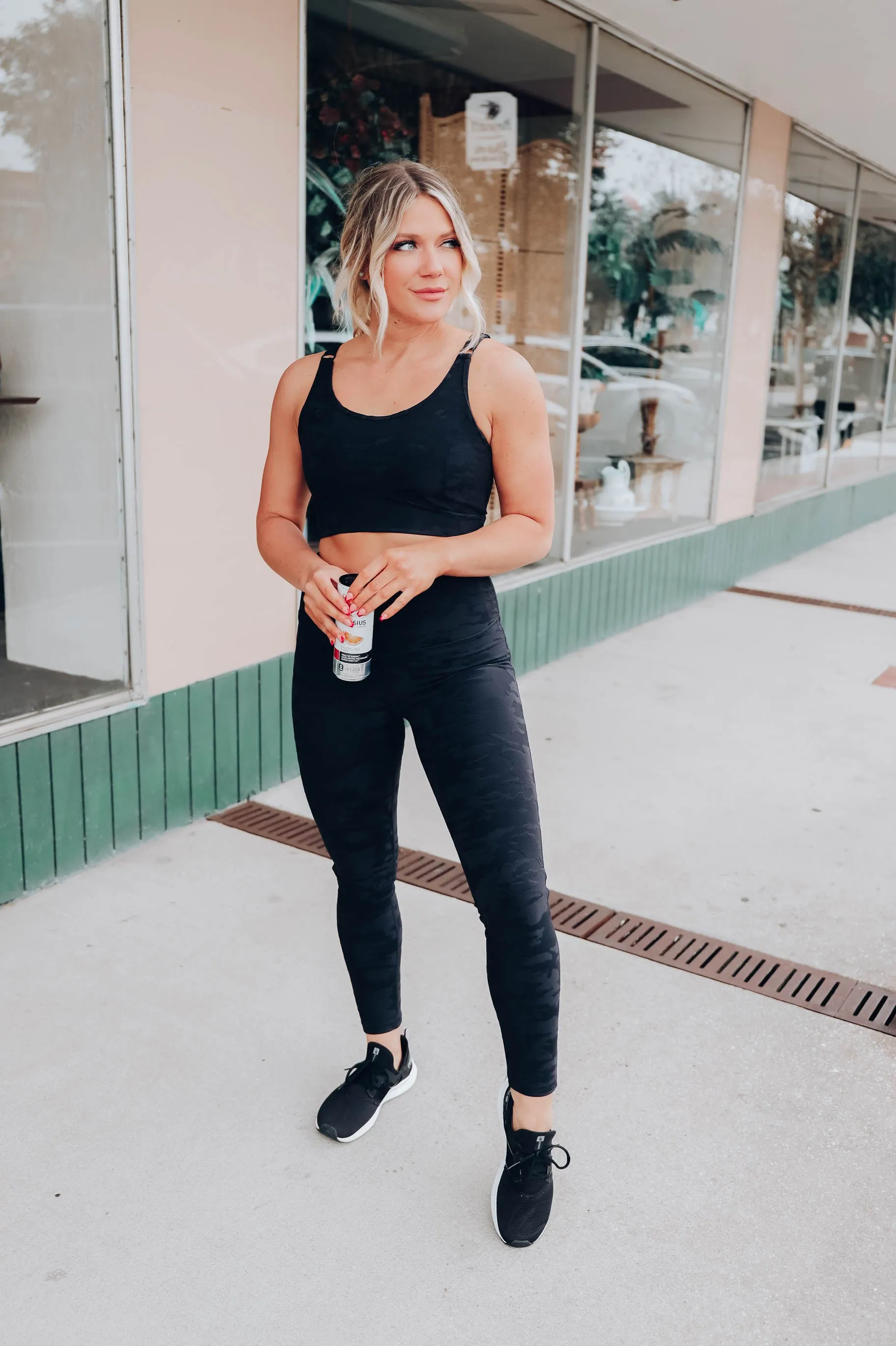 Top Performance 3D Leggings - Black