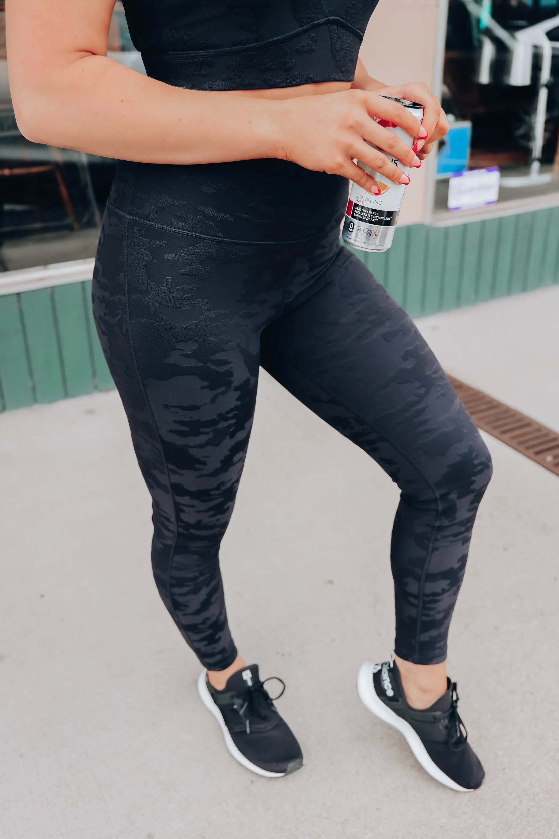Top Performance 3D Leggings - Black