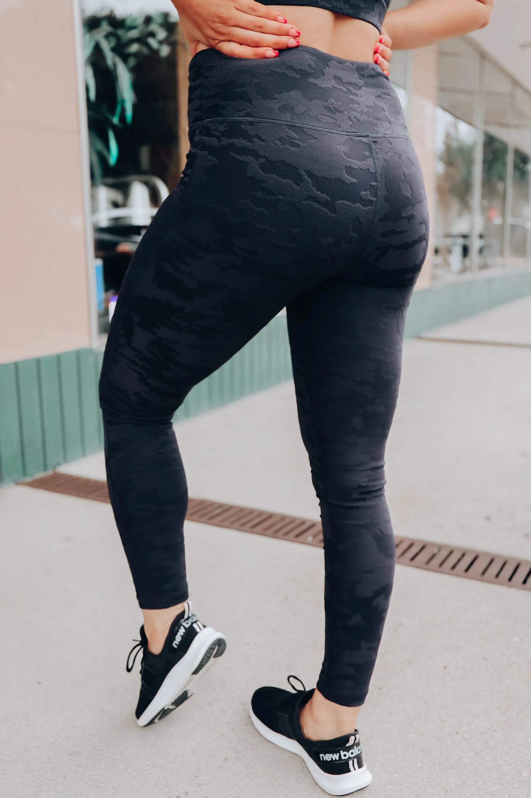 Top Performance 3D Leggings - Black