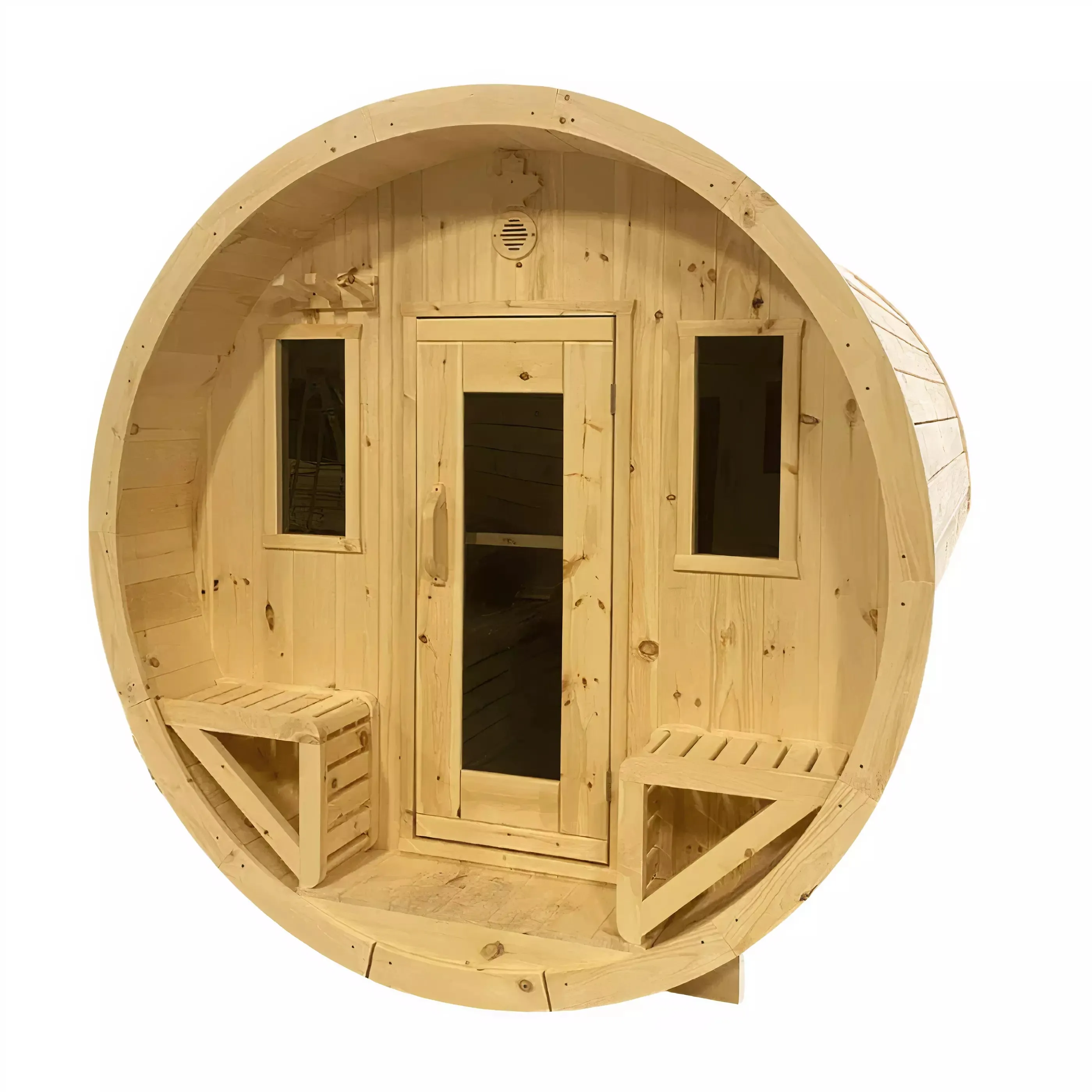 True North 8 Person 9' Long Barrel Sauna