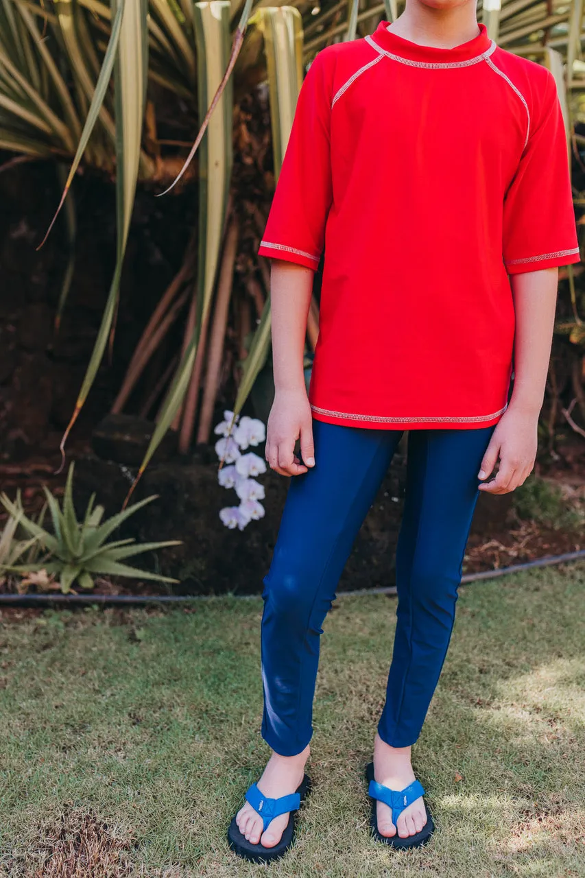 Unisex UPF 50  Swim Leggings | Royal Blue