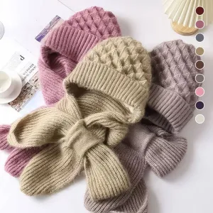 Warm and windproof ear protection scarf