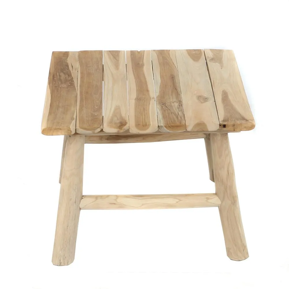 Wood Teak Side Table by Bazar Bizar I Patio Table I SPAFAIR