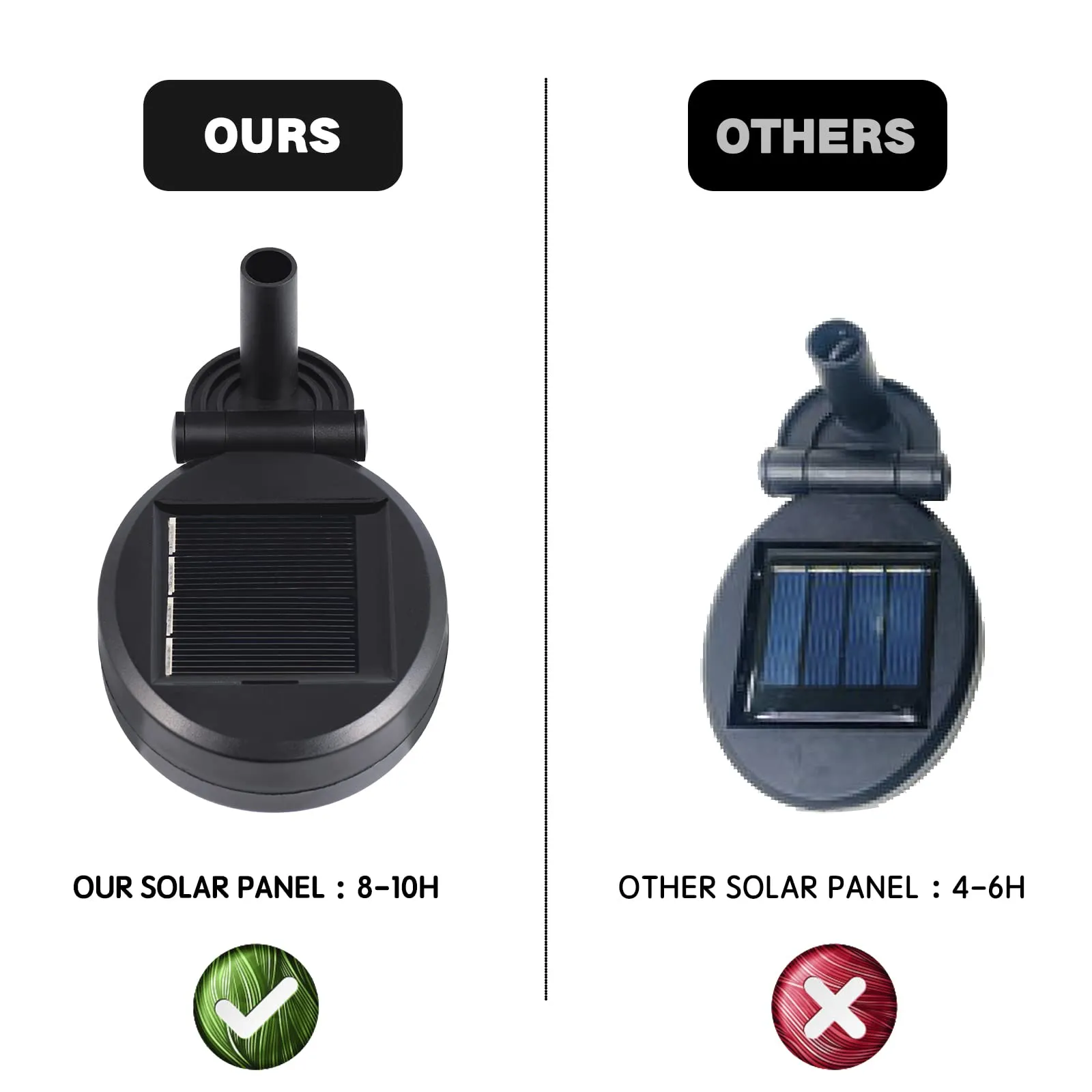 Woowooh Laser Solar Windmill Garden Light 2 Pack